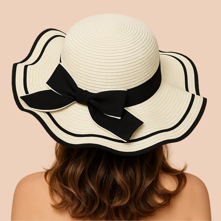 Irene Bow Tied Straw Hat