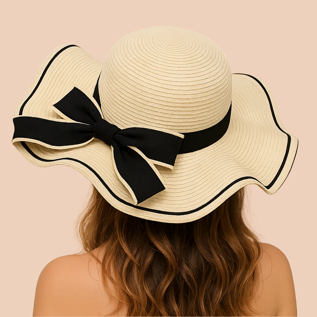Irene Bow Tied Straw Hat