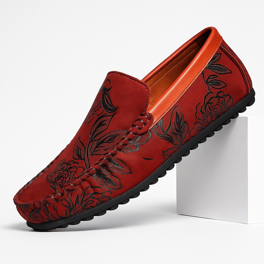 Vescovi Slip On Floral Loafer