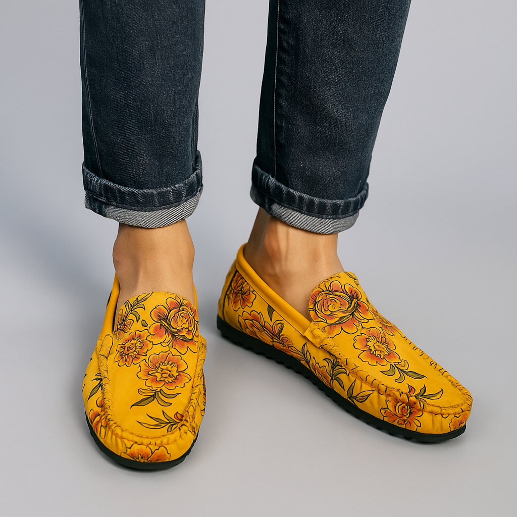 Vescovi Slip On Floral Loafer