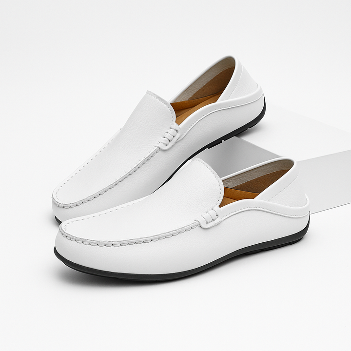Stellato Leather Slip On Shoe