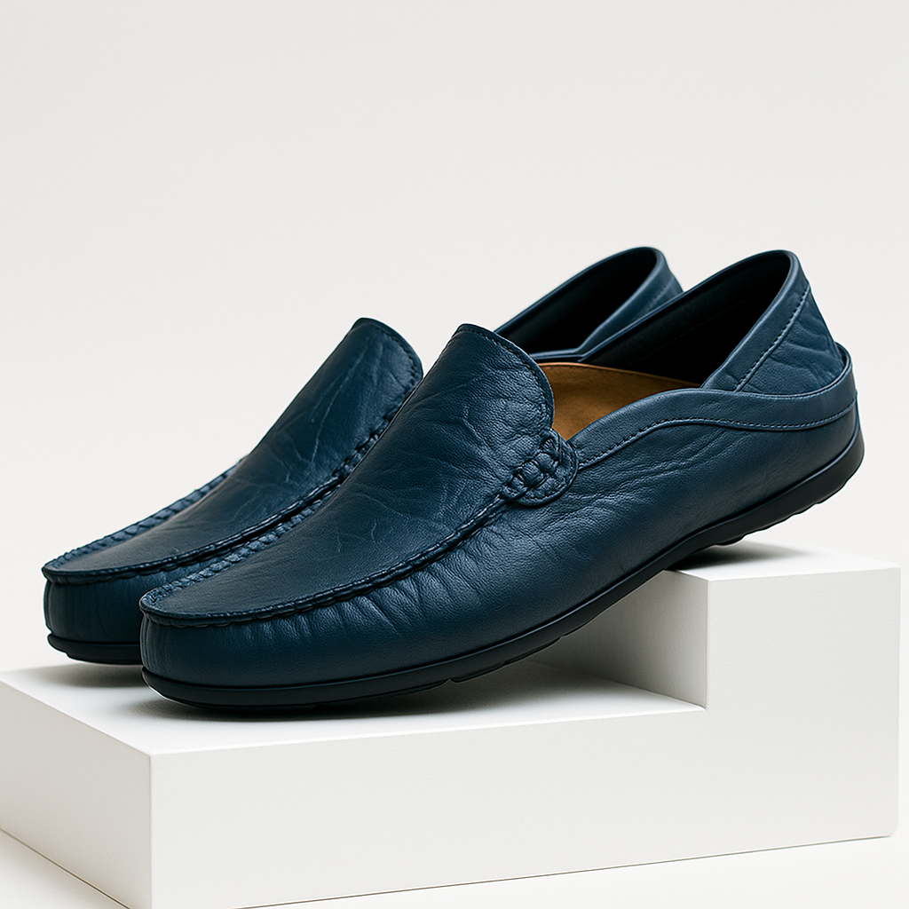 Stellato Leather Slip On Shoe