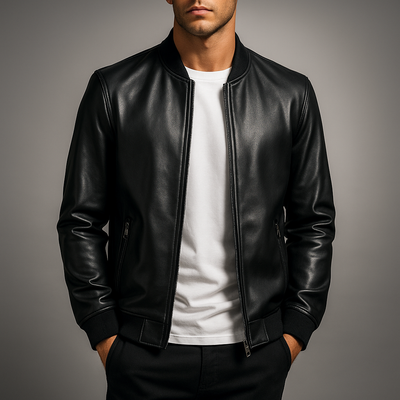 Christian Carter Leather Coat