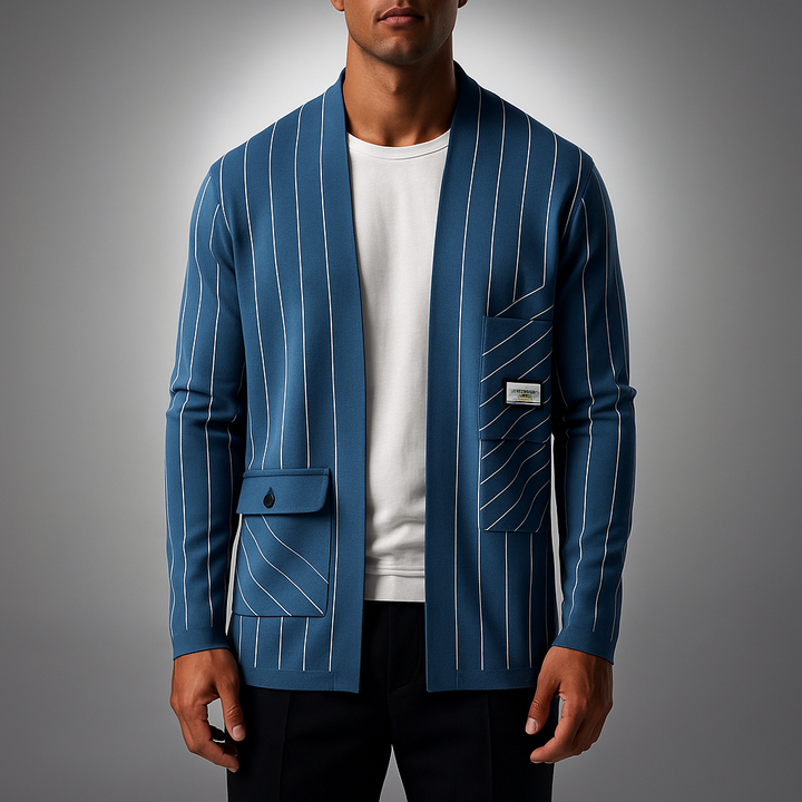 Montclair Striped Cardigan