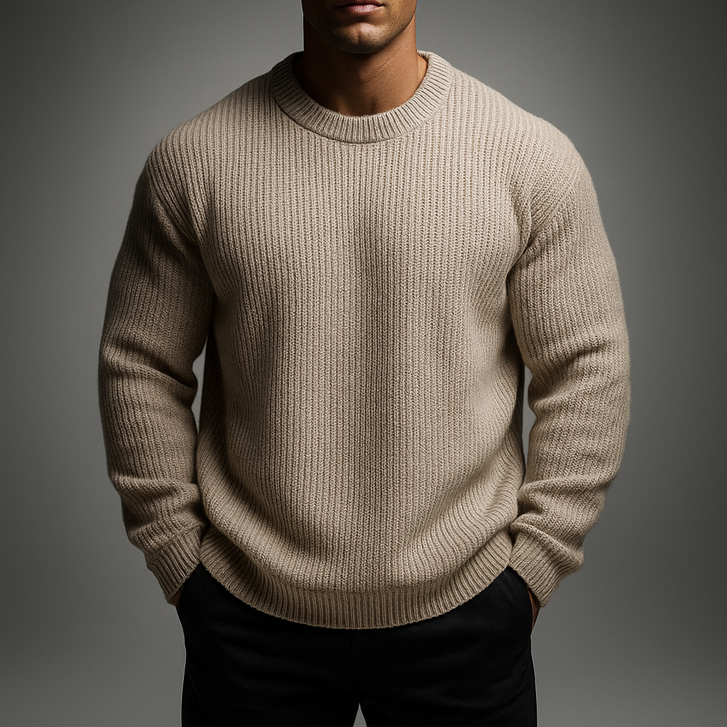 Solomon Rib-Knit Sweater
