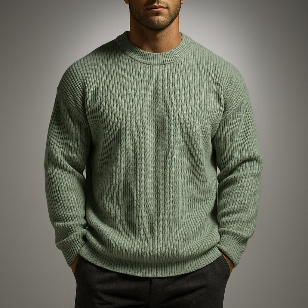 Solomon Rib-Knit Sweater