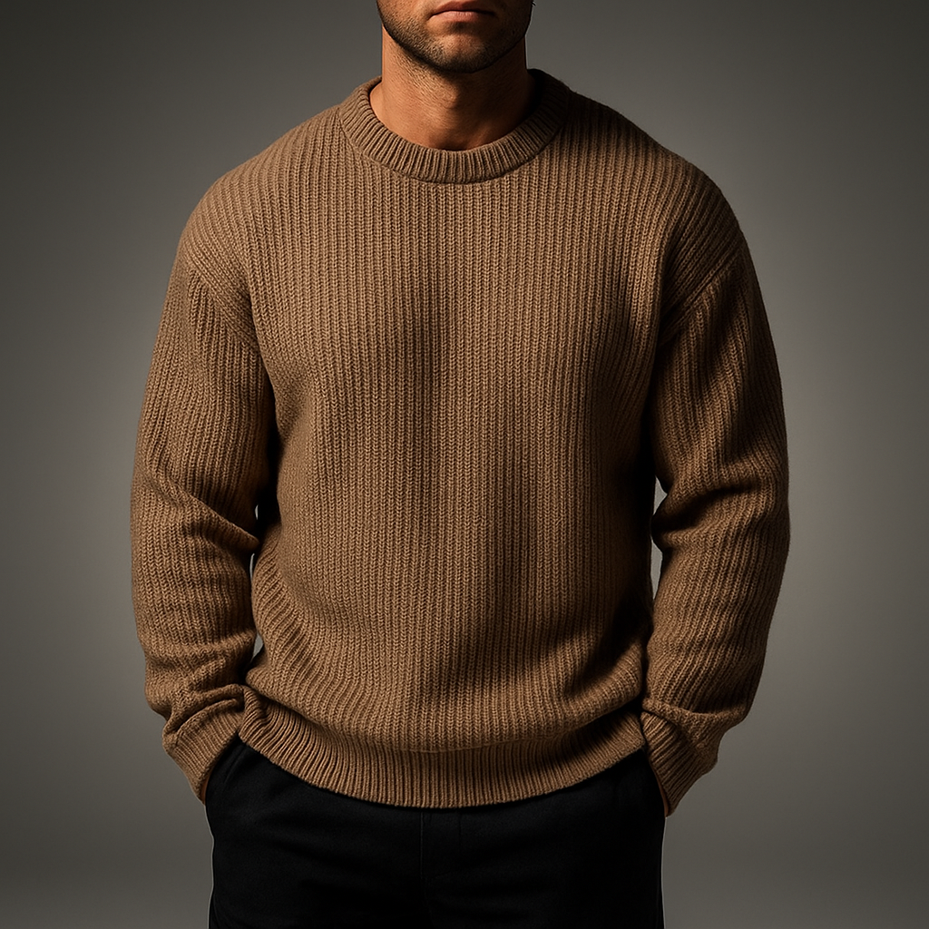 Solomon Rib-Knit Sweater