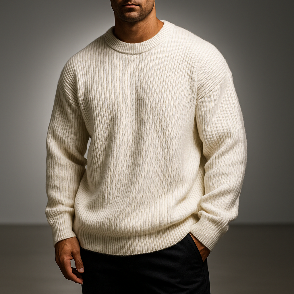 Solomon Rib-Knit Sweater