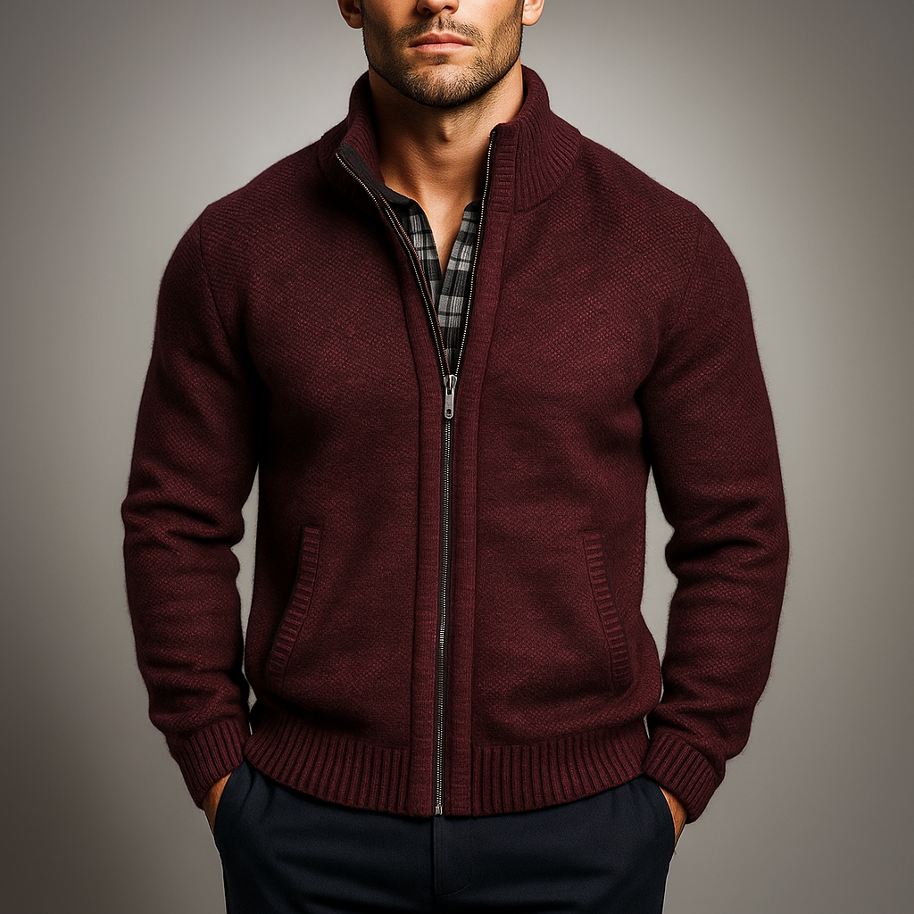 Norfolk Zip Sweater