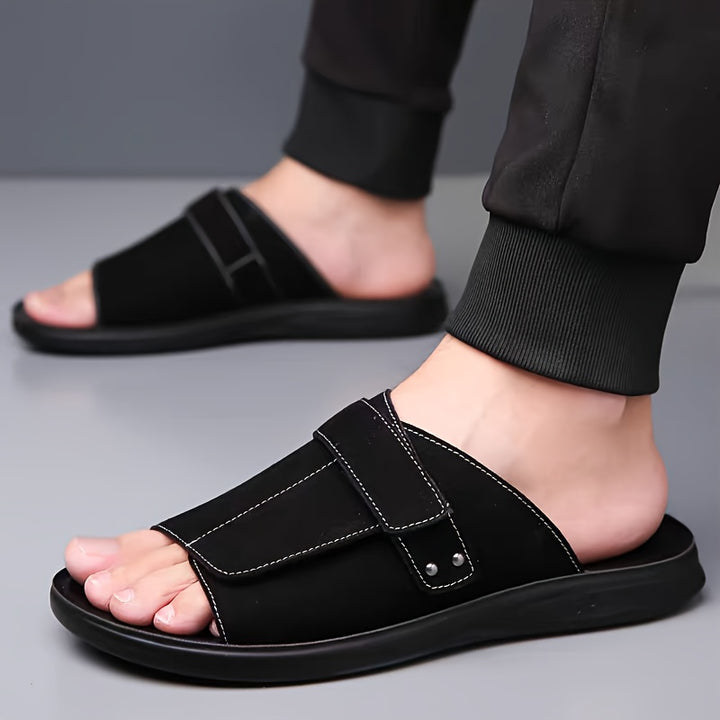 Gregorio Leather Slide