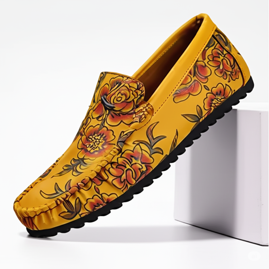 Vescovi Slip On Floral Loafer