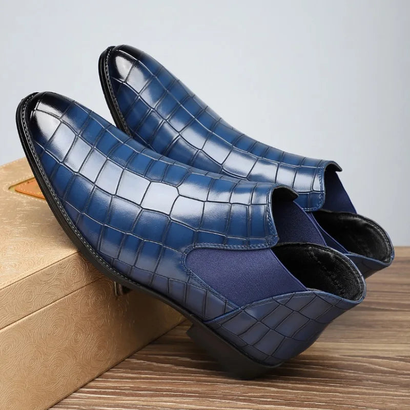 Cole Pierce Leather Chelsea Boot