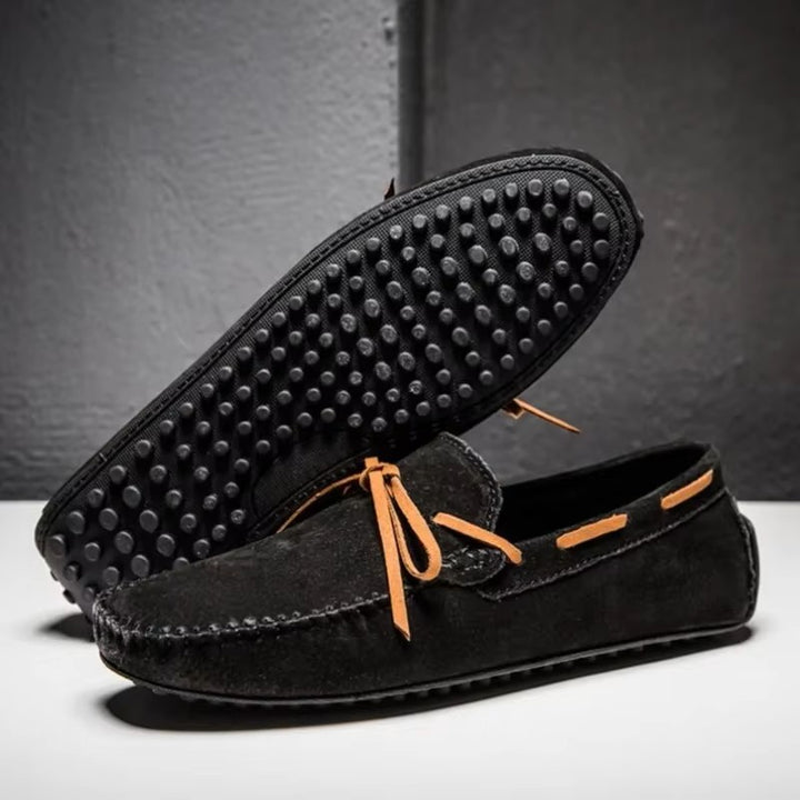 Hankins Suede Slip On Loafer