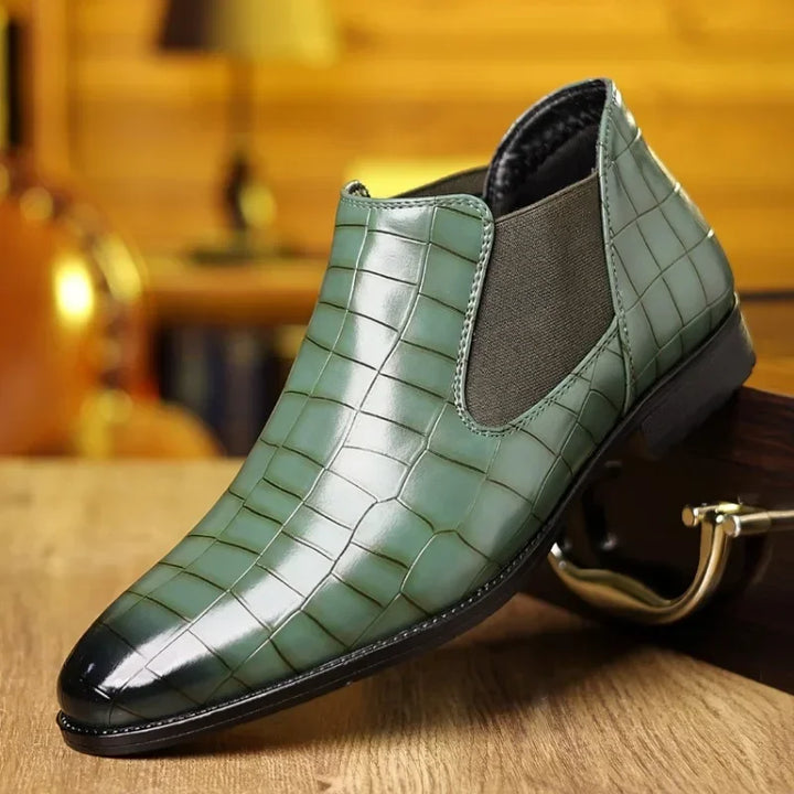 Cole Pierce Leather Chelsea Boot