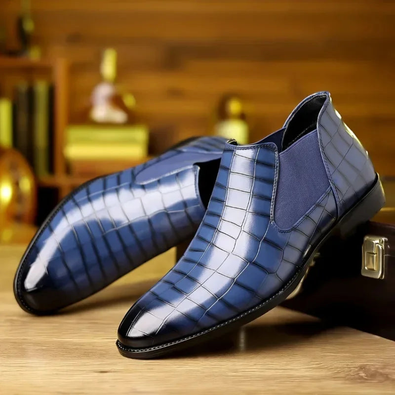 Cole Pierce Leather Chelsea Boot