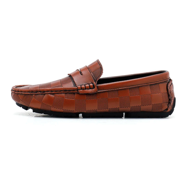 Verenzo Checkered Leather Loafer