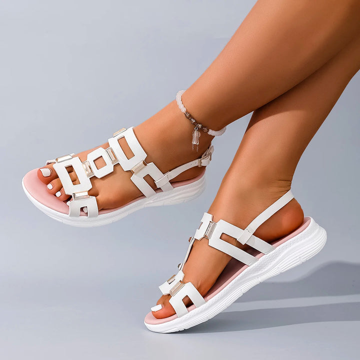 Phoebe Leather Gladiator Sandal