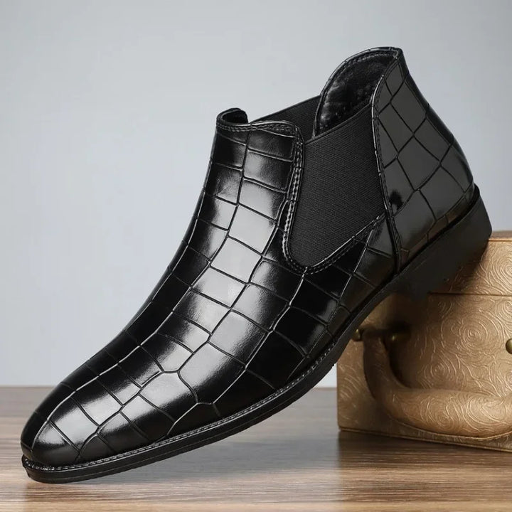 Cole Pierce Leather Chelsea Boot