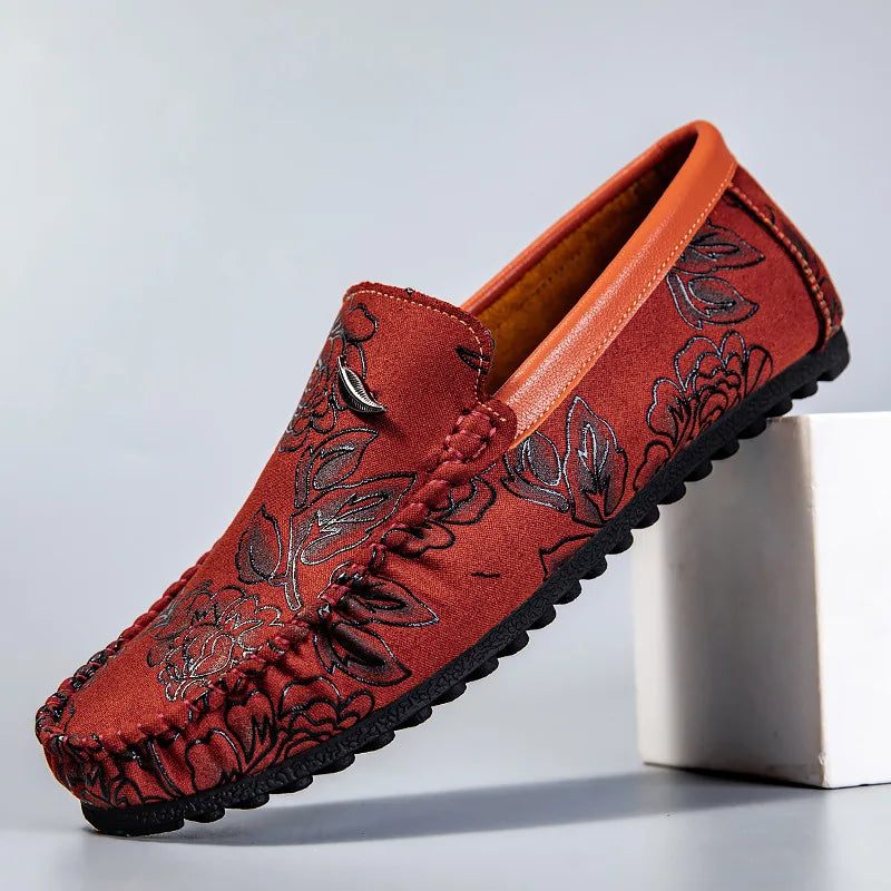 Vescovi Slip On Floral Loafer