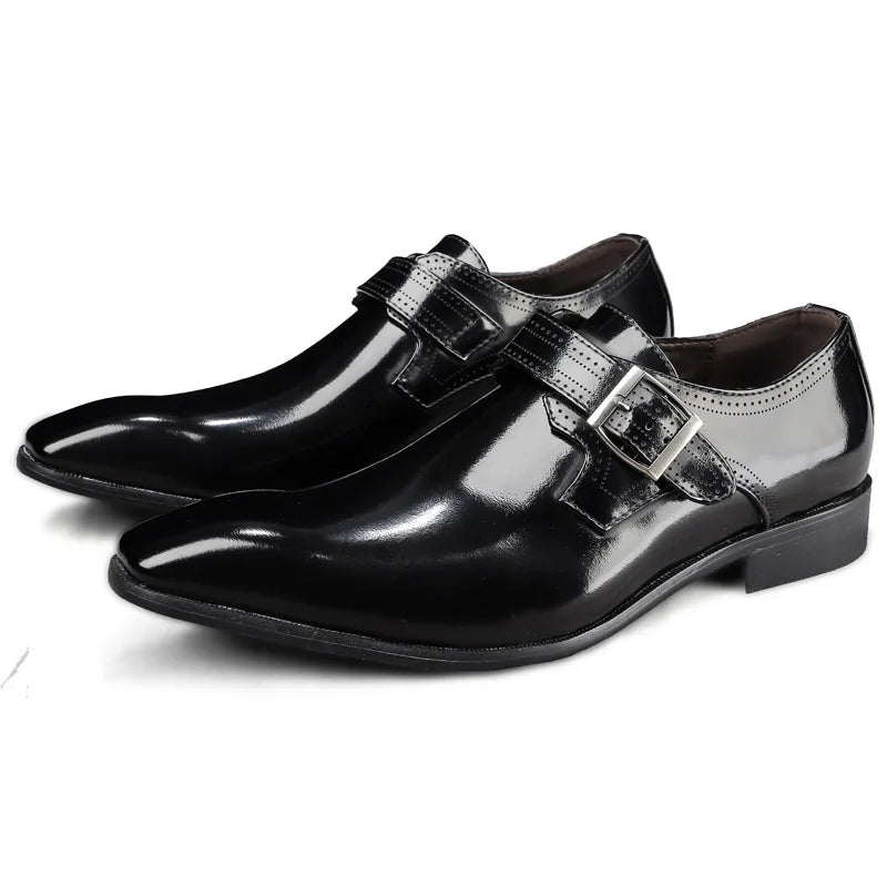 The Bellagio Burnished Monk Strap