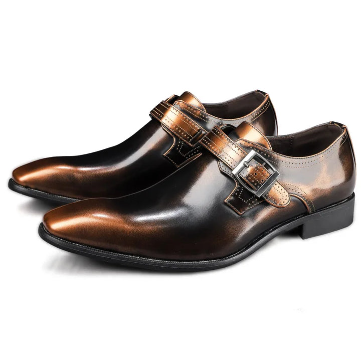 The Bellagio Burnished Monk Strap