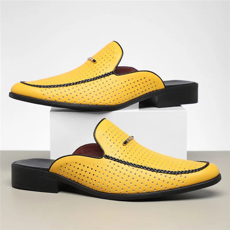 Marseille Perforated Mule Loafer