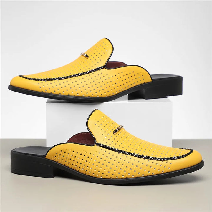 Marseille Perforated Mule Loafer
