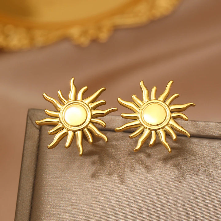 Helio Stainless Steel Earrings
