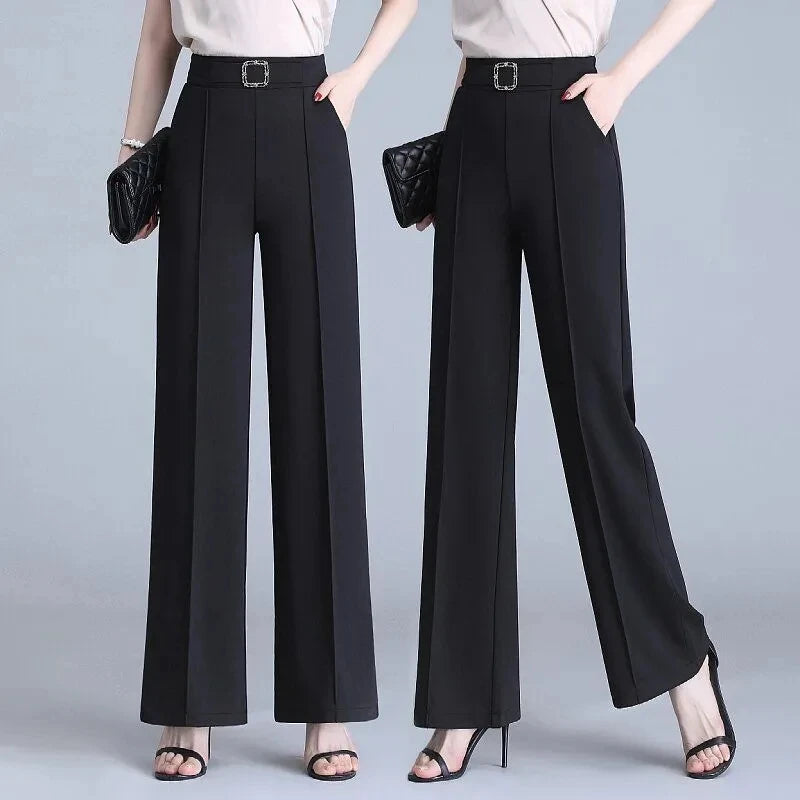 Marielle Pleated Wide-Leg Pant