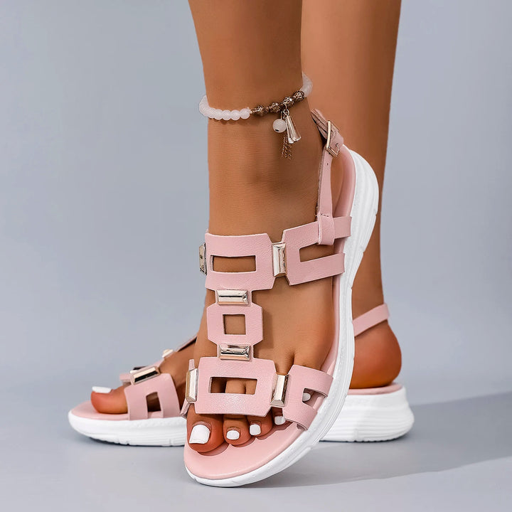 Phoebe Leather Gladiator Sandal