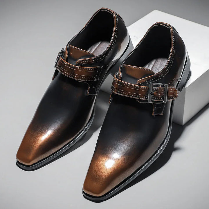 The Bellagio Burnished Monk Strap