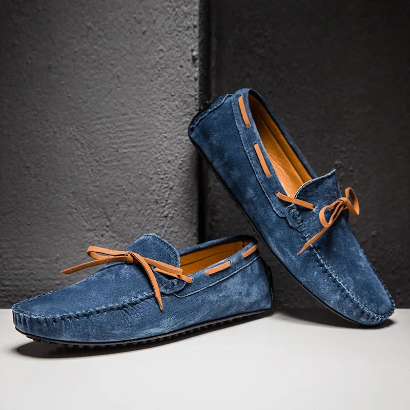 Hankins Suede Slip On Loafer