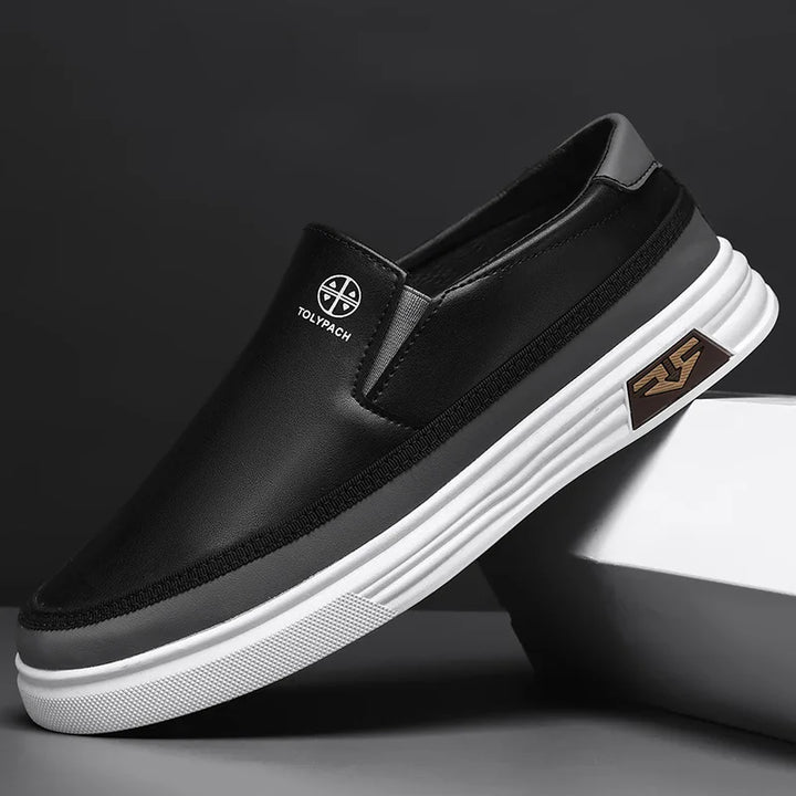Navardo Leather Slip On Shoe