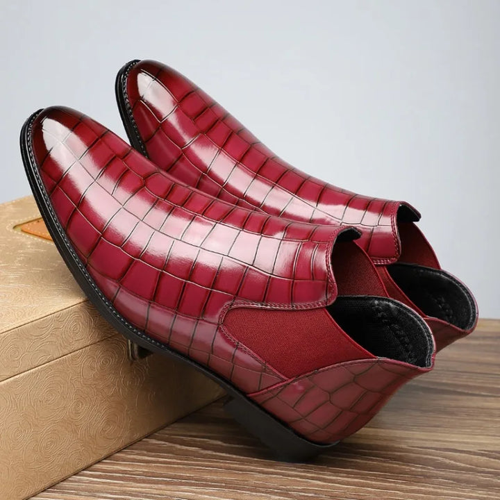 Cole Pierce Leather Chelsea Boot