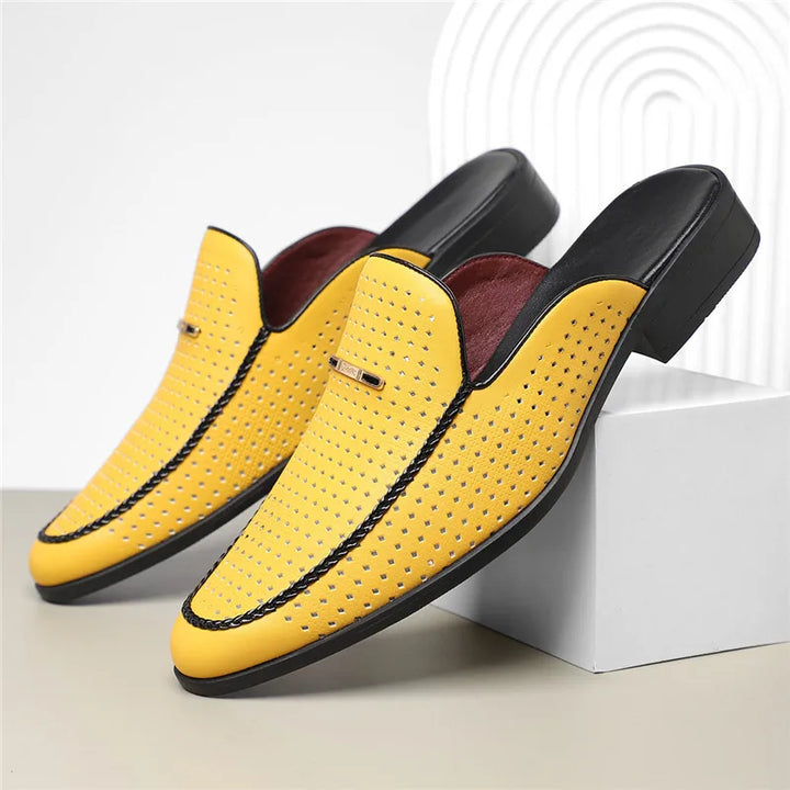 Marseille Perforated Mule Loafer