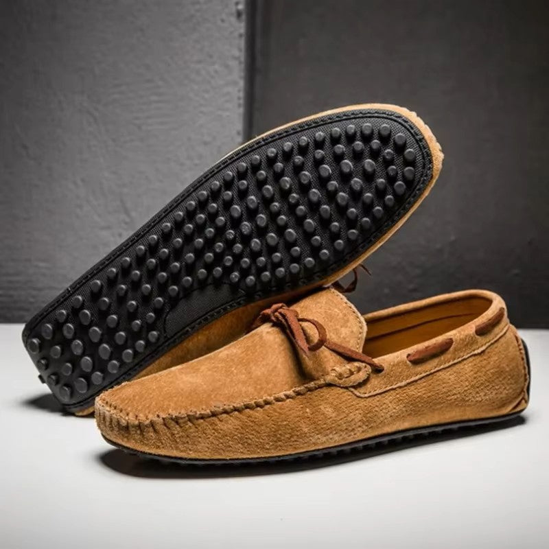 Hankins Suede Slip On Loafer