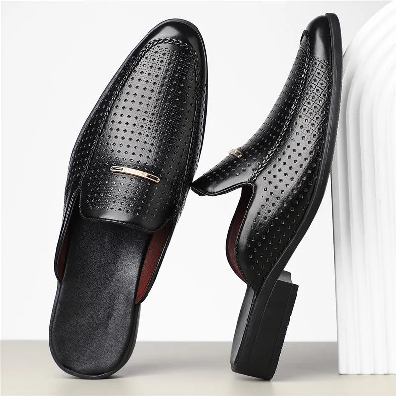 Marseille Perforated Mule Loafer