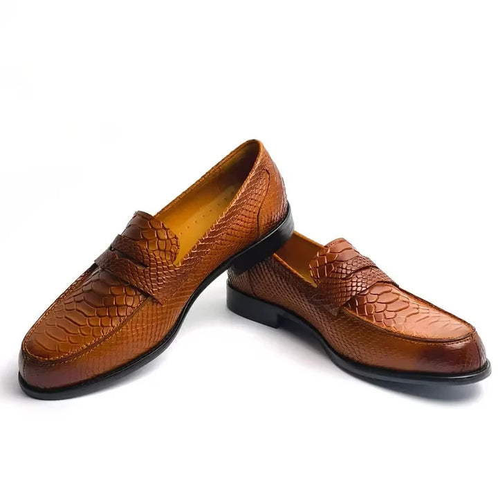 Alfonso Snake Print Loafer