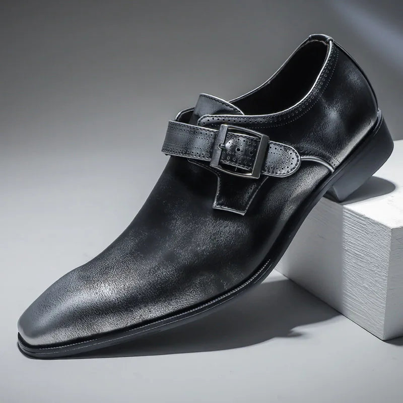 The Bellagio Burnished Monk Strap
