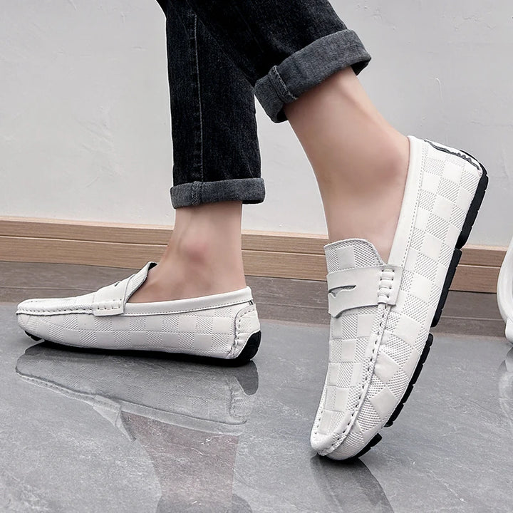 Verenzo Checkered Leather Loafer