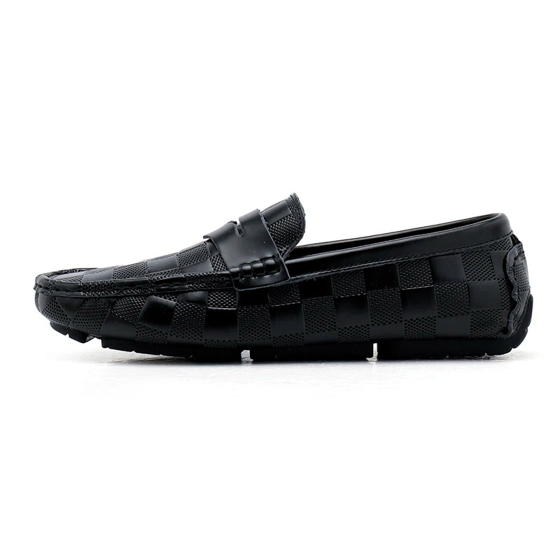 Verenzo Checkered Leather Loafer