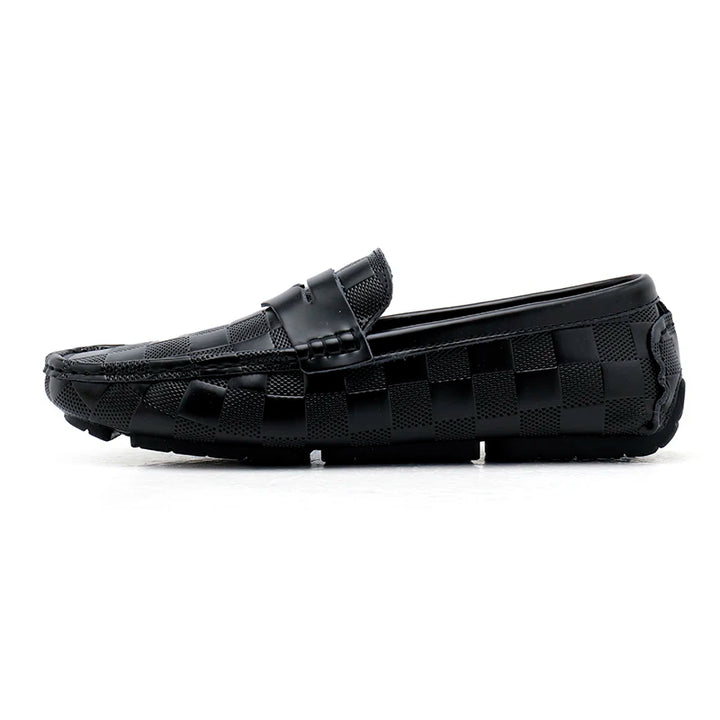 Verenzo Checkered Leather Loafer