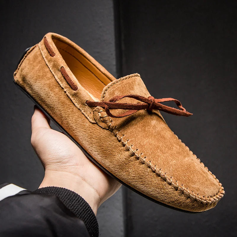 Hankins Suede Slip On Loafer