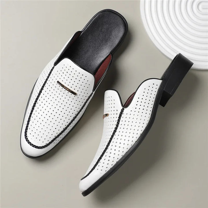 Marseille Perforated Mule Loafer