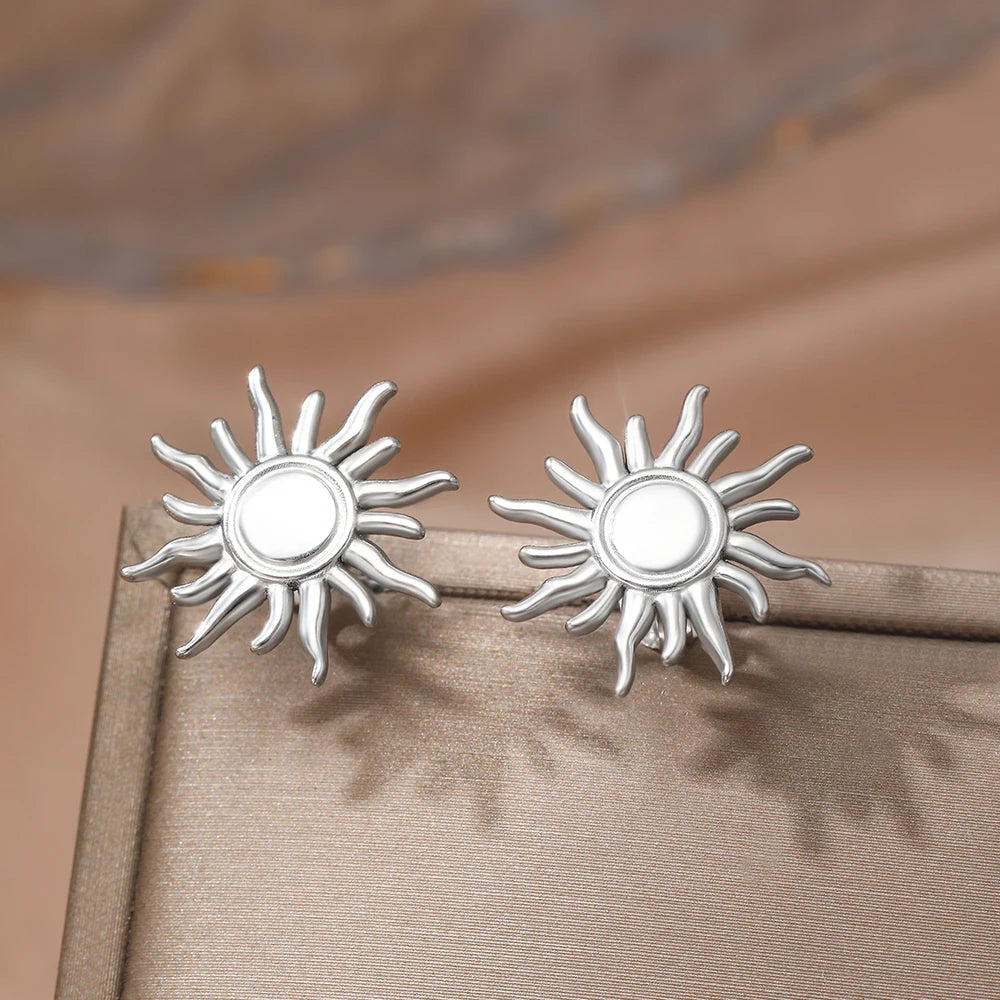 Helio Stainless Steel Earrings
