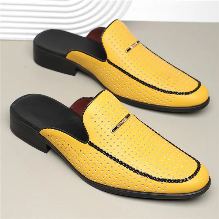 Marseille Perforated Mule Loafer