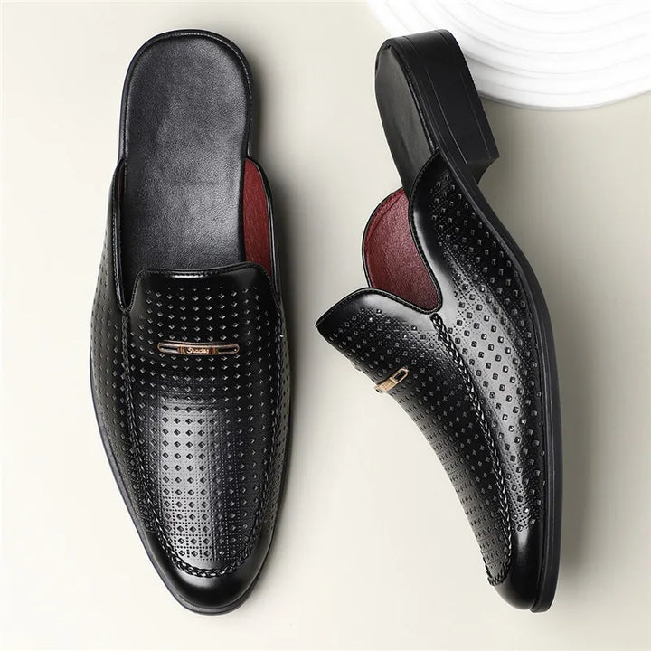 Marseille Perforated Mule Loafer