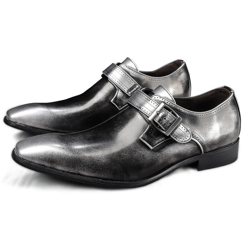The Bellagio Burnished Monk Strap
