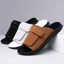 Gregorio Leather Slide