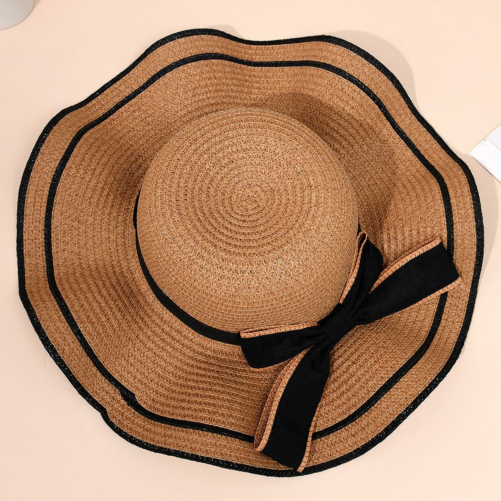 Irene Bow Tied Straw Hat